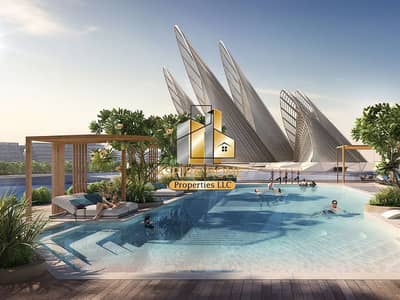 2 Bedroom Apartment for Sale in Saadiyat Island, Abu Dhabi - ATKINS_TheGrovePlot04_CGI05_PoolDeck_06. jpg