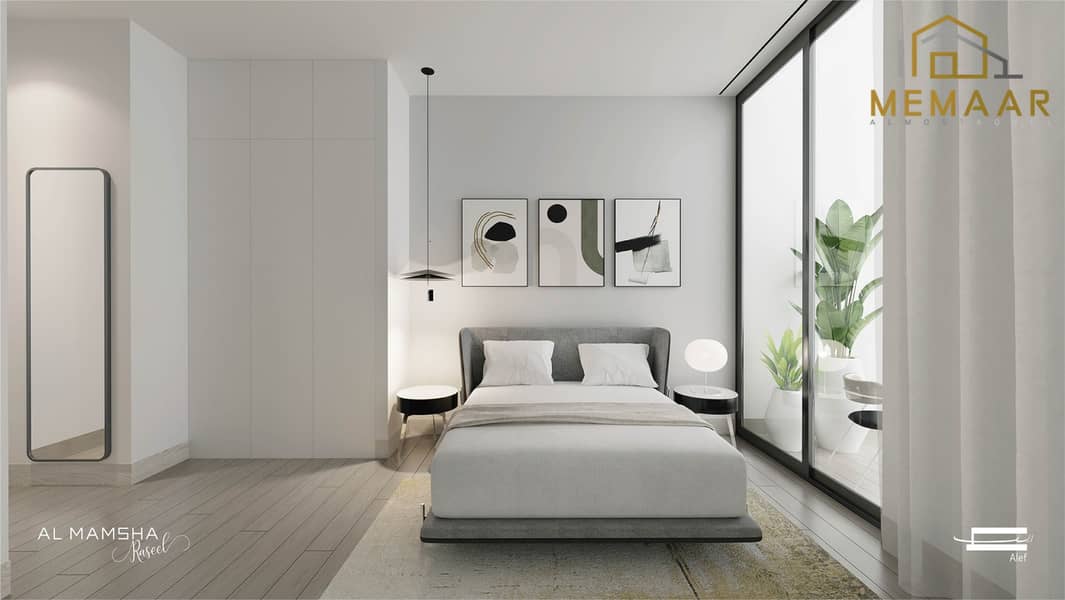 6 Interior Render - Master Bedroom - Al Mamsha Raseel. jpg