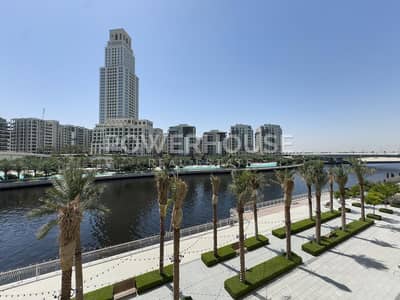 3 Bedroom Apartment for Rent in Dubai Creek Harbour, Dubai - Corner Unit | High Floor | Burj View - Canal View