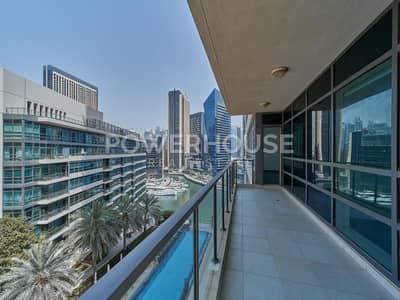 2 Bedroom Apartment for Rent in Dubai Marina, Dubai - Upgraded | Unfurnished | Partial Marina View
