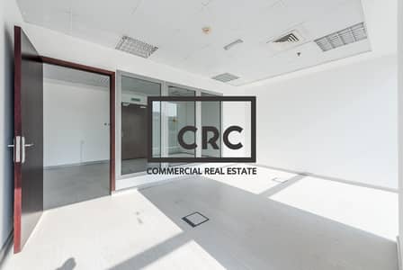 Office for Rent in Dubai Internet City, Dubai - 2 PARTITIONS | FITTED OFFICE | SZR VIEW