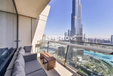 3 Bedroom Apartment for Rent in Downtown Dubai, Dubai - Spacious, High Floor, Furnished Holiday Home