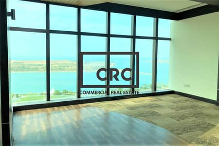 Office for Rent in Corniche Road, Abu Dhabi - AMAZING SEA VIEW | FULLY FITTED OFFICE | RENT