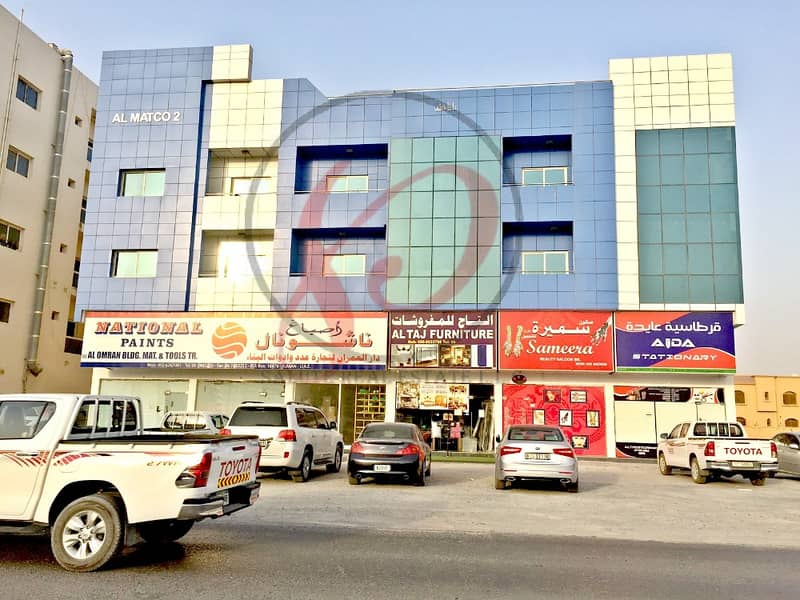 1 month free!! Spacious 2bhk with 3 washrooms for rent on the main road for aed 28000/year only