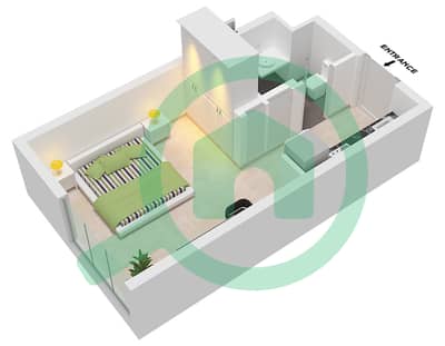 Тираз - Апартамент Студия планировка Тип/мера ST-A / UNIT 30