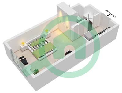 Тираз - Апартамент Студия планировка Тип/мера ST-B / UNIT 5,11,17