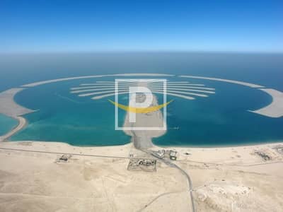 Plot for Sale in Palm Jebel Ali, Dubai - Exclusive Beachfront Villa Plot | Palm Jebel Ali