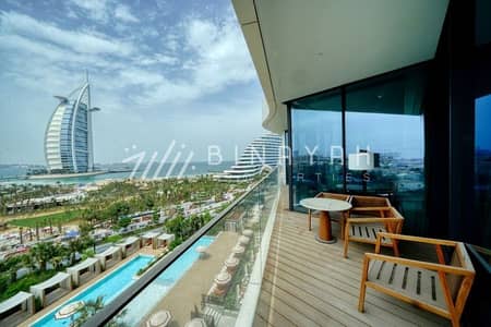 3 Bedroom Flat for Rent in Umm Suqeim, Dubai - Exclusive|Only unit in prestigious Marsa Al Arab |Burj Al Arab view