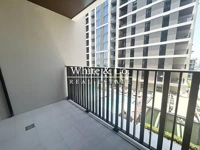 1 Bedroom Flat for Rent in Sobha Hartland, Dubai - Pool View | Available Now | Large Layout