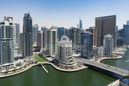 2 Bedroom Apartment for Rent in Dubai Marina, Dubai - Unfurnished | Full Marina View | Vacant