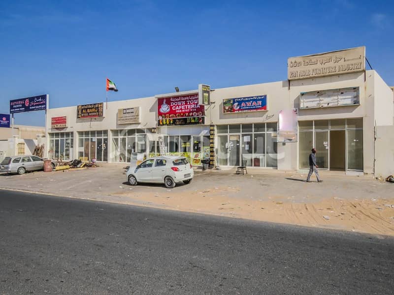 A Shop for rent at competitive prices in the UAE in new industrial area (Umm Al Thaab)