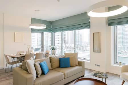 2 Bedroom Flat for Rent in Dubai Marina, Dubai - Marina Views | Furnished | Chiller Free