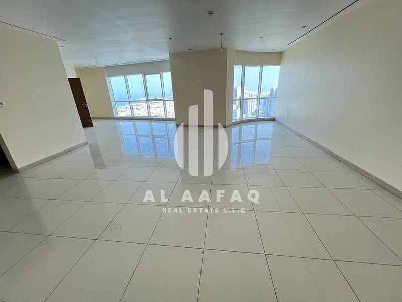 Very Huge 3bhk/Corniche View/Master Bedroom/Wardrobes/Chiller free/ Parking free