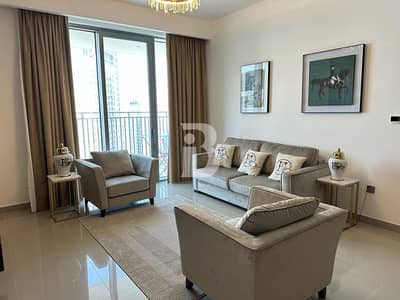 2 Bedroom Flat for Rent in Dubai Creek Harbour, Dubai - Park and Partial Sea View | Luxury Furnished