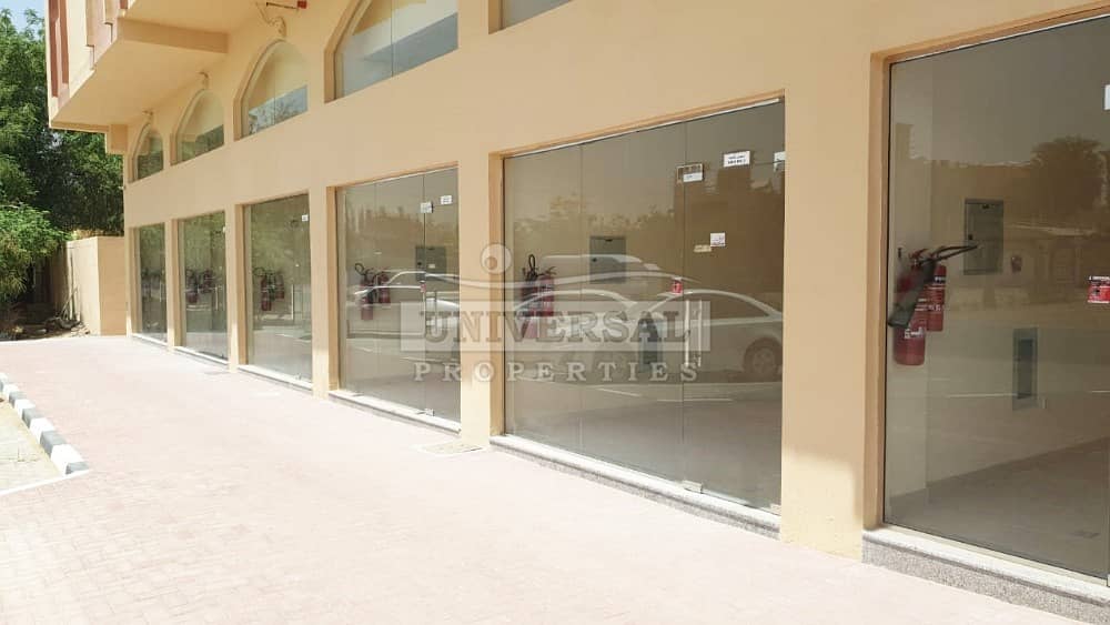 2 Months Free Main Road Facing Brand New Shops For Rent in Ajman Al Zahra With Parking Area