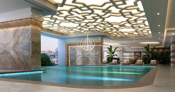 4 Bedroom Penthouse for Sale in Al Mamzar, Sharjah - 2-FF - Swimming Pool V02. jpg
