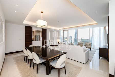 5 Bedroom Flat for Sale in Downtown Dubai, Dubai - Spacious | Full Burj and Fountain View | Vacant