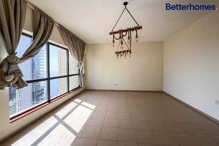 1 Bedroom Flat for Rent in Jumeirah Beach Residence (JBR), Dubai - High Floor I Ain Dubai + Sea View | Unfurnished