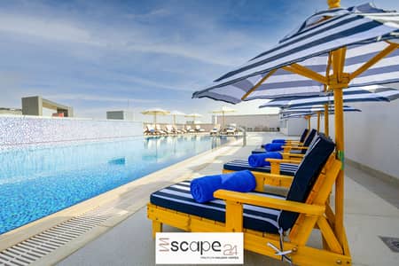 3 Bedroom Hotel Apartment for Rent in Deira, Dubai - Swimming Pool. jpg