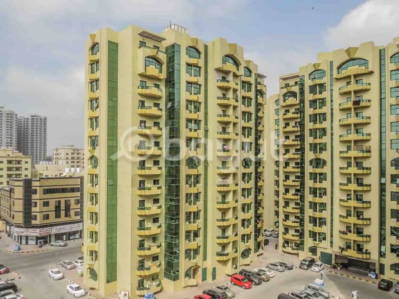 2 Bedroom Hall Availbale For Sale Al Rashidiya Tower Ajman 1566 SqFt Sea View Saling Price 325000