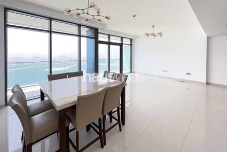 4 Bedroom Apartment for Rent in Dubai Harbour, Dubai - Unfurnished | Sea & Palm Views | Vacant