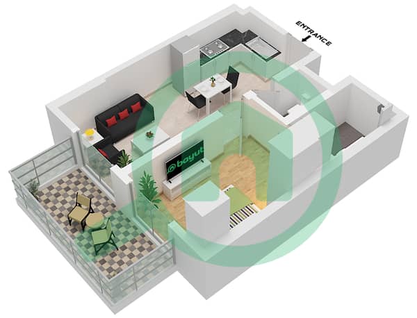 Type C Unit 8,9 Typical Floor