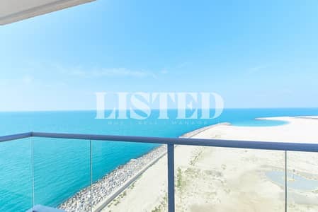 1 Bedroom Apartment for Sale in Al Marjan Island, Ras Al Khaimah - High Floor | Block A | Full Sea View | Casino View