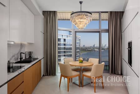 迪拉区， 迪拜 2 卧室酒店式公寓待租 - 2 Bedroom Apartment Creek View Kitchen JOCH_023_051223. jpg