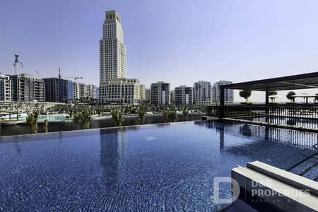 2 Bedroom Flat for Rent in Dubai Creek Harbour, Dubai - Fully Furnished I Partial Burj I Chiller Free