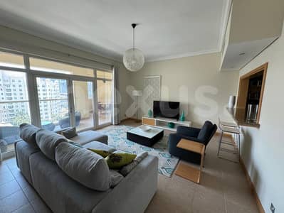 2 Bedroom Flat for Rent in Palm Jumeirah, Dubai - Vacant | Private Beach | Chiller Free | Furnished
