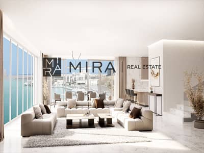 3 Bedroom Penthouse for Sale in Yas Island, Abu Dhabi - LIVING ROOM. png