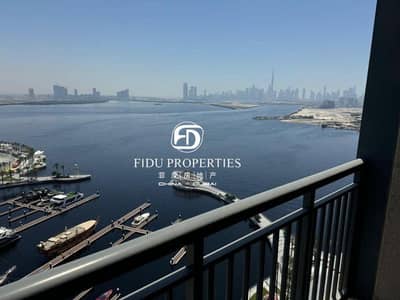 3 Bedroom Flat for Rent in Dubai Creek Harbour, Dubai - Amazing Sea and BurjKhalifa View | High Floor