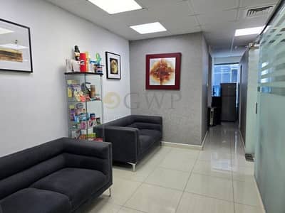 Office for Sale in Business Bay, Dubai - Rented office for sale , Open Road View , Corner office