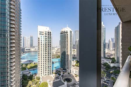 2 Bedroom Flat for Rent in Downtown Dubai, Dubai - Exclusive | Fountain View | Unfurnished