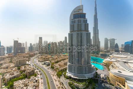 2 Bedroom Flat for Rent in Downtown Dubai, Dubai - Best Layout | Burj & Fountain View | High Floor