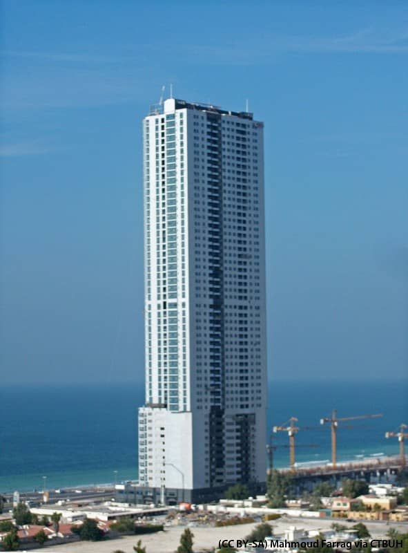 AMAZING  SEA  VIEW  2 B/R  FOR  SALE  IN CORNISHE  TOWER AJMAN