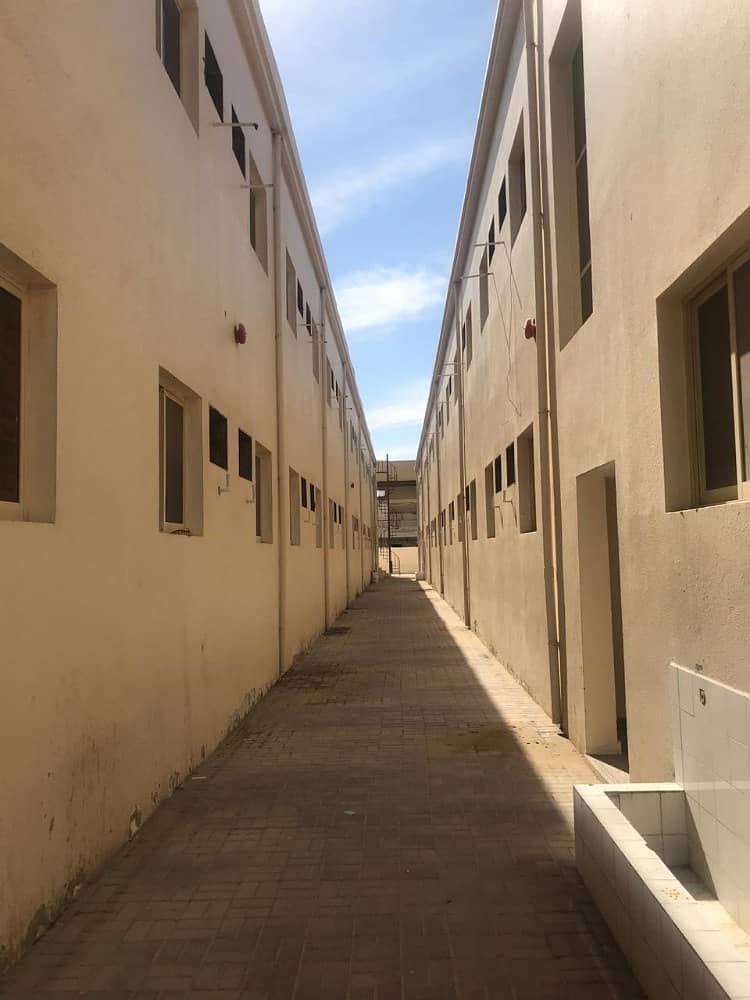 10 TO 12 Person Capacity Labour Camp 4 Rent in Al Jurf Near To China Mall 1350 Aed Call Rawal