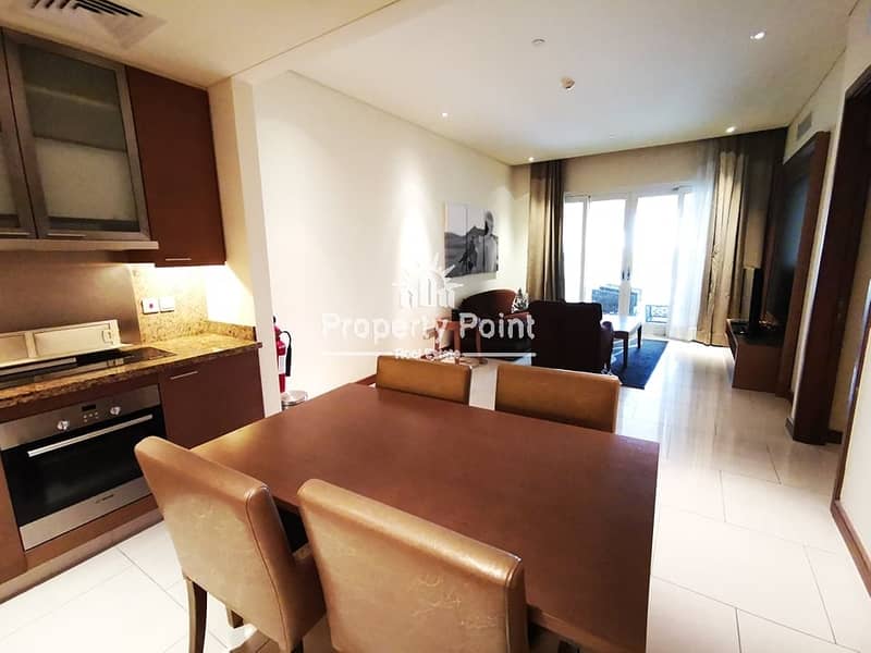 Fully Furnished 1 Bedroom Apartment w/ C.Parking and Full Facilities in Eastern Mangrove