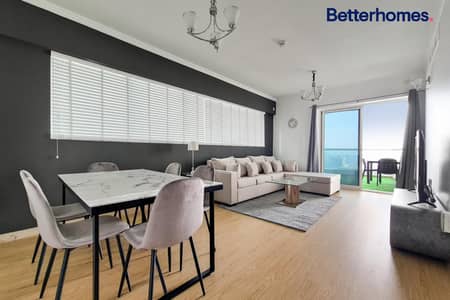 2 Bedroom Apartment for Rent in Dubai Marina, Dubai - Partial Marina View | 3 Balconies | Furnished