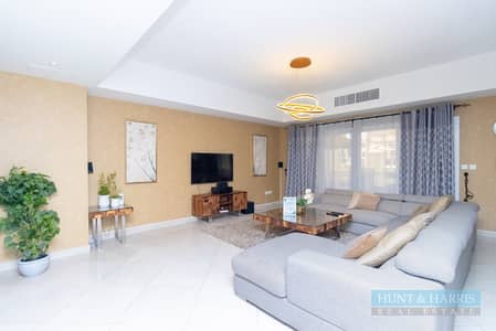 4 Bedroom Townhouse for Sale in Al Hamra Village, Ras Al Khaimah - Upgraded Townhouse - Furnished - Gorgeous Pool View