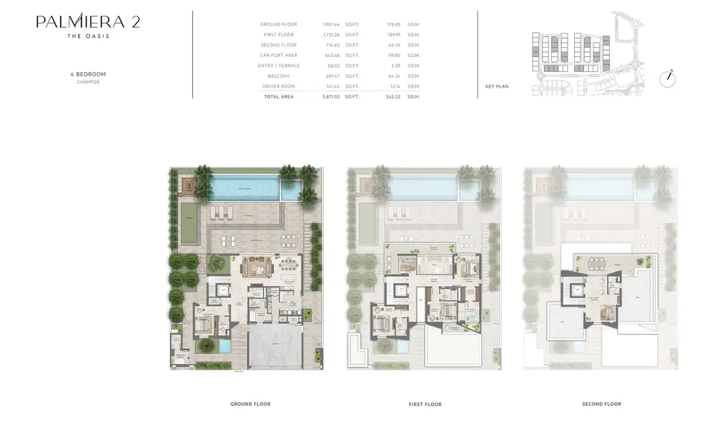 4 BR floor plan