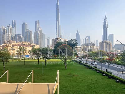 2 Bedroom Apartment for Rent in Downtown Dubai, Dubai - Available Now | Burj Khalifa View | Private Garden