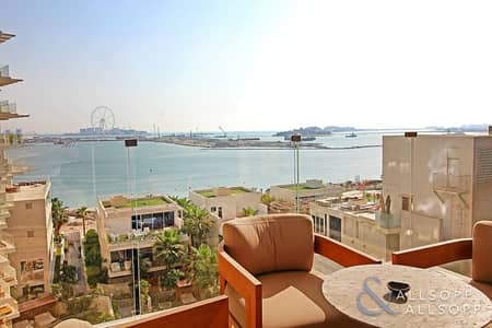 2 Bedroom Apartment for Sale in Palm Jumeirah, Dubai - Mid-Floor | Full Sea and Dubai Eye | 2 Bed 2 Bedroom Apartment for Sale in Palm Jumeirah, Dubai - Mid-Floor | Full Sea and Dubai Eye | 2 Bed