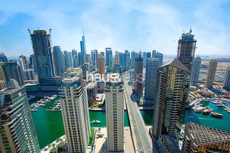 2 Bedroom Flat for Rent in Jumeirah Beach Residence (JBR), Dubai - High Floor | Great layout | Marina View | Vacant