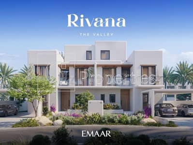 4 Bedroom Villa for Sale in The Valley by Emaar, Dubai - Corner end unit | Water views | Negotiable