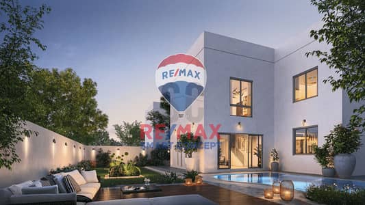 3 Bedroom Villa for Sale in Yas Island, Abu Dhabi - 6 The Evening Rear Yard Area. jpg