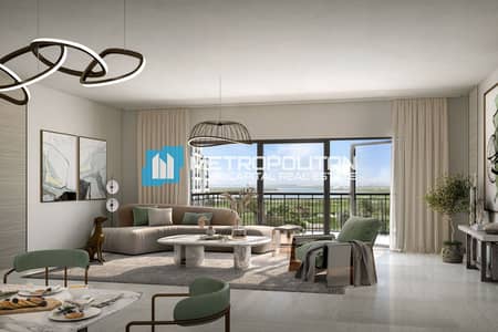 1 Bedroom Flat for Sale in Yas Island, Abu Dhabi - Golf and Sea View|1BR w/ Balcony|Prime Location
