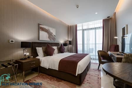 Hotel Apartment for Rent in Business Bay, Dubai - Aykon City | Studio with Balcony | All Bills Included