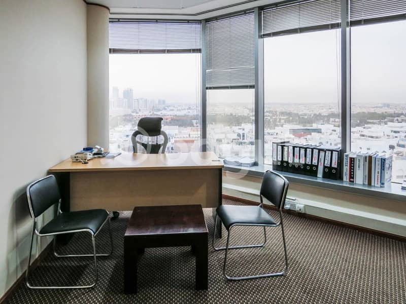 10,000 for 6 Months Contract with Tawtheeq | Fully Furnished  Office Space in Khalidiya