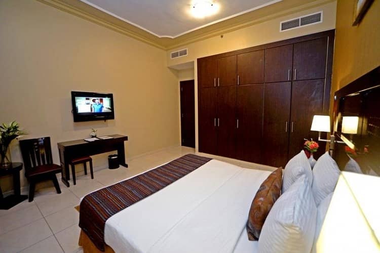 Must have! Fully Furnished Family Hotel Apts.in Al Nahda Dubai w/ cleaning svcs.One Bedroom Suite  AED 80
